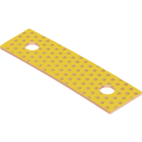 Placa deslizante especial DX de metal-polímero lubricada con grasa de GGB