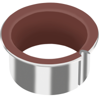 GGB DP31 Lead-free flange bearing in metal-polymer composite material