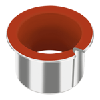 GGB's DP4® Bushing with machined oil grooves for transmission applications